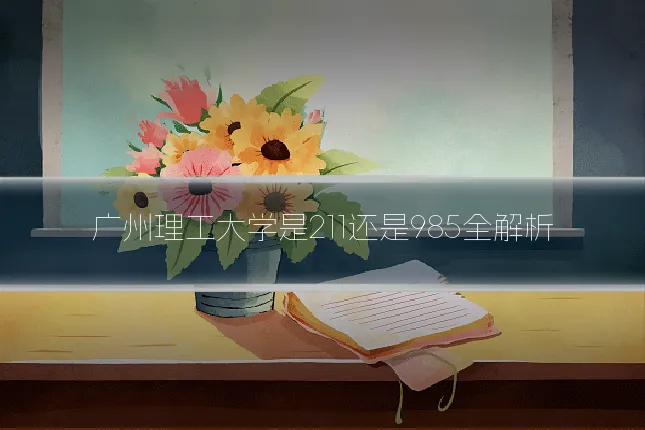 广州理工大学是211还是985全解析