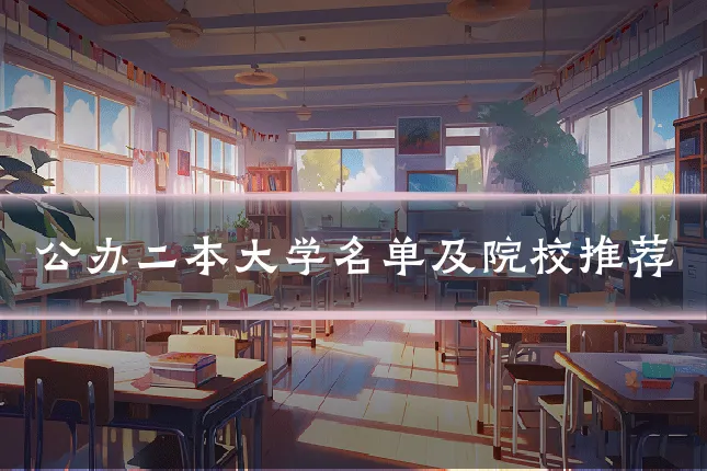 公办二本大学名单及院校推荐
