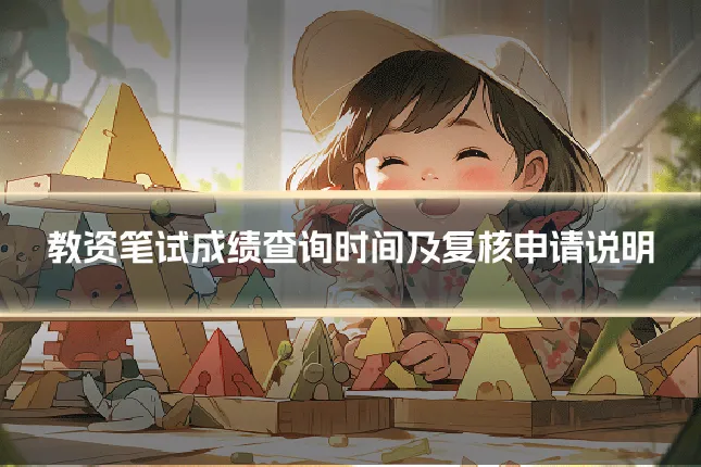 教资笔试成绩查询时间及复核申请说明
