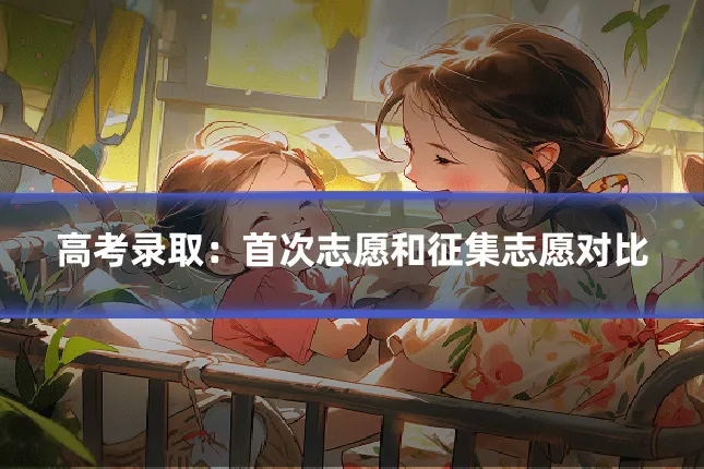 高考录取:首次志愿和征集志愿对比