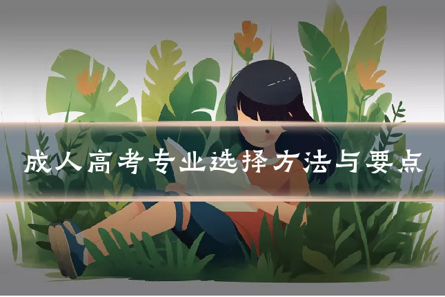 成人高考专业选择方法与要点