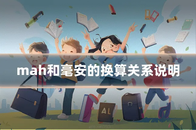 mah和毫安的换算关系说明