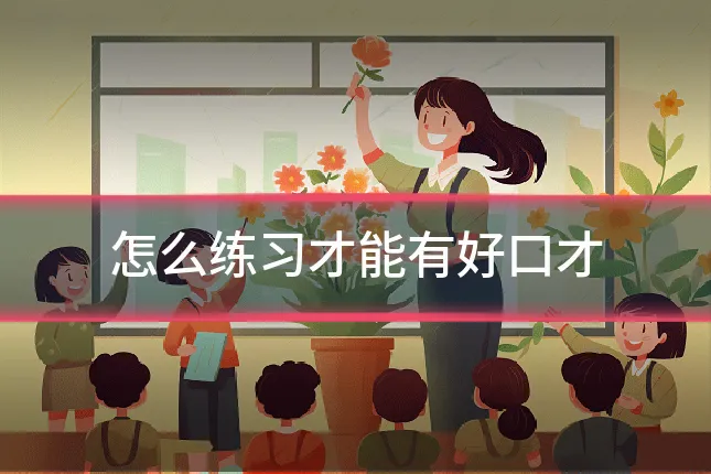 怎么练习才能有好口才