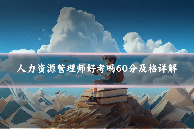 人力资源管理师好考吗60分及格详解