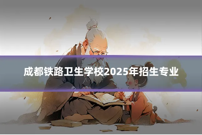 成都铁路卫生学校2025年招生专业