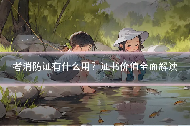 考消防证有什么用?证书价值全面解读