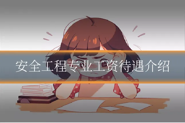 安全工程专业工资待遇介绍