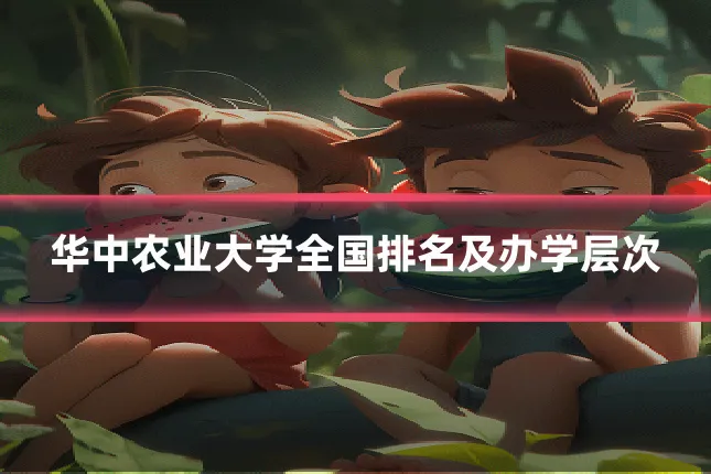 华中农业大学全国排名及办学层次