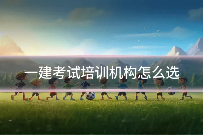 一建考试培训机构怎么选