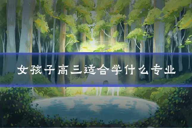 女孩子高三适合学什么专业
