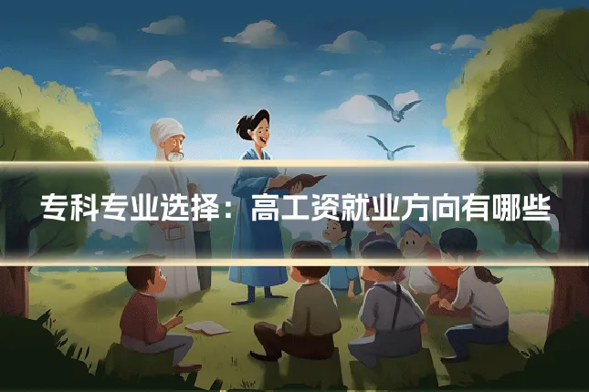 专科专业选择:高工资就业方向有哪些