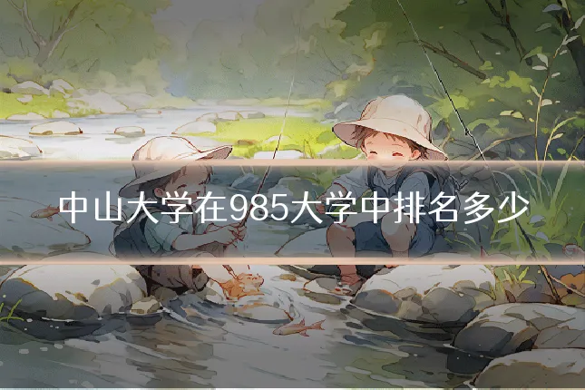 中山大学在985大学中排名多少