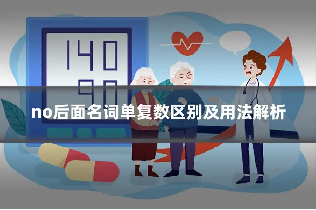no后面名词单复数区别及用法解析