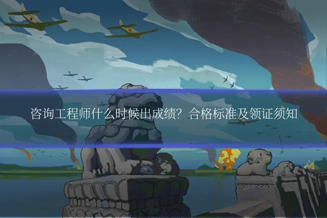 咨询工程师什么时候出成绩？合格标准及领证须知