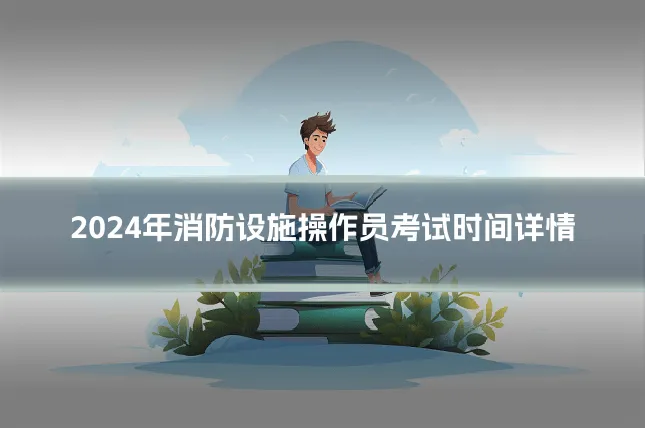 2024年消防设施操作员考试时间详情