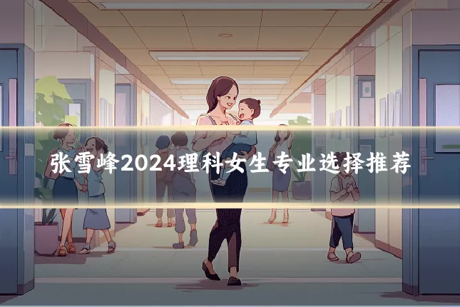 张雪峰2024理科女生专业选择推荐
