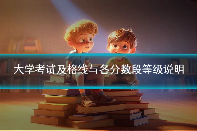 大学考试及格线与各分数段等级说明