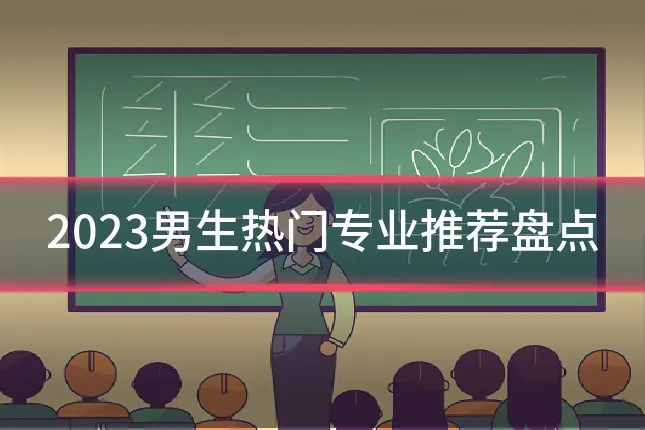 2023男生热门专业推荐盘点