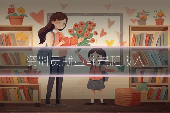 资料员就业前景和收入