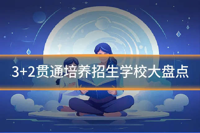 3+2贯通培养招生学校大盘点