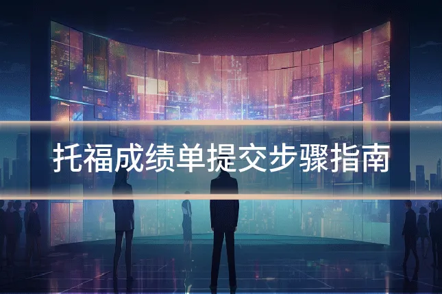 托福成绩单提交步骤指南
