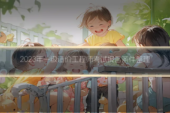 2023年一级造价工程师考试报名条件整理