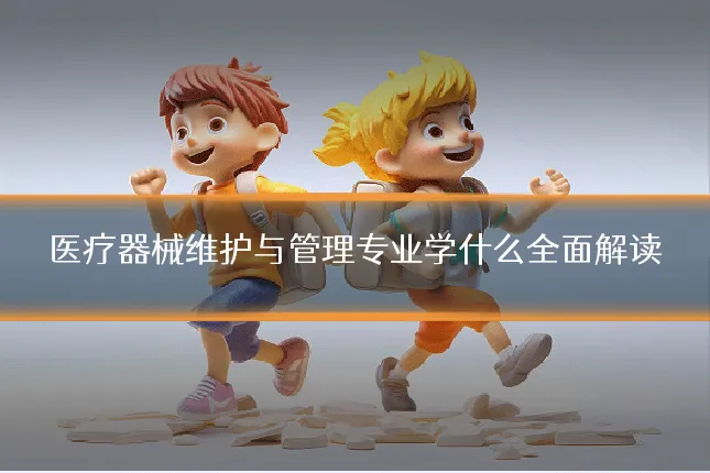 医疗器械维护与管理专业学什么全面解读