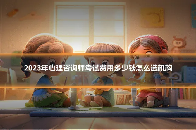 2023年心理咨询师考试费用多少钱怎么选机构