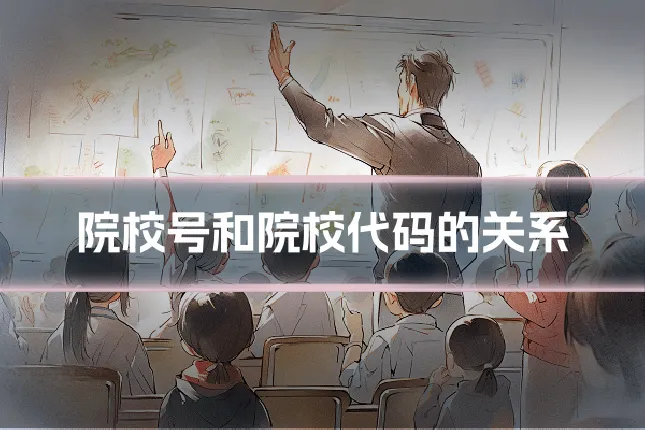 院校号和院校代码的关系