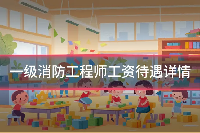 一级消防工程师工资待遇详情