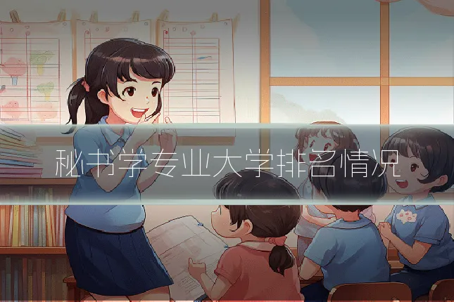 秘书学专业大学排名情况