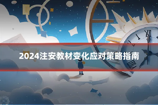 2024注安教材变化应对策略指南