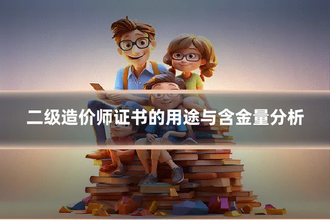 二级造价师证书的用途与含金量分析