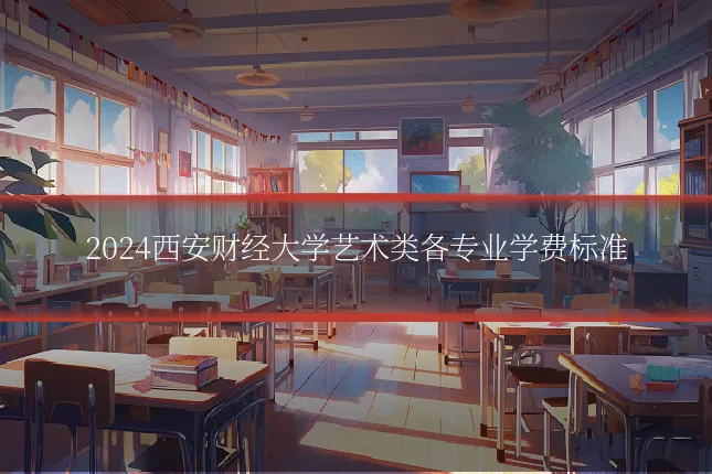 2024西安财经大学艺术类各专业学费标准