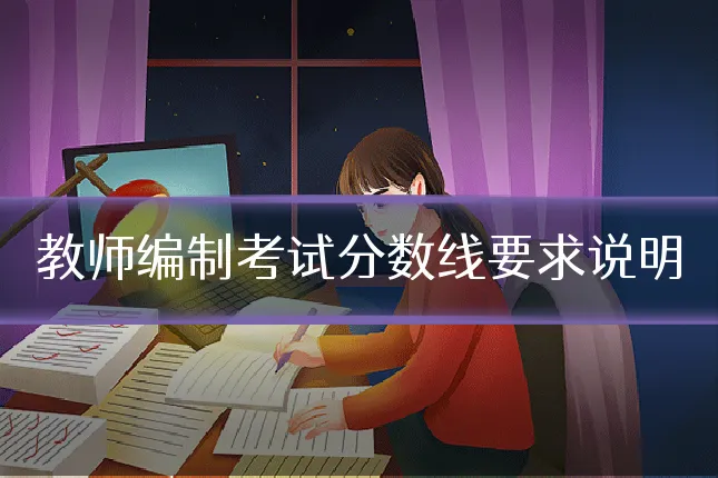 教师编制考试分数线要求说明