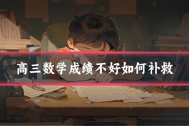 高三数学成绩不好如何补救