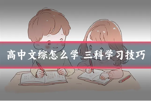 高中文综怎么学 三科学习技巧