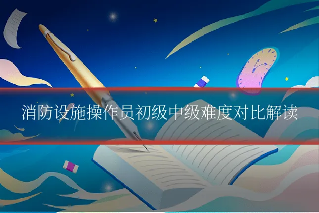 消防设施操作员初级中级难度对比解读