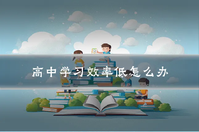 高中学习效率低怎么办