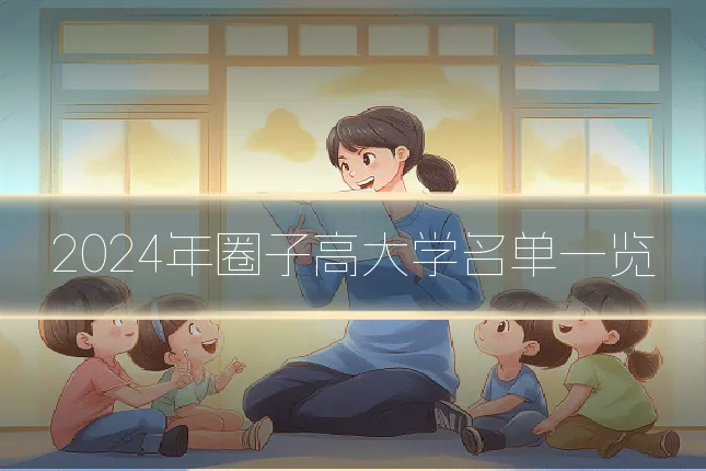 2024年圈子高大学名单一览