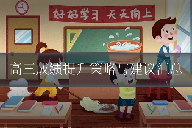 高三成绩提升策略与建议汇总