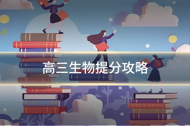 高三生物提分攻略