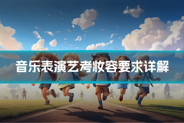 音乐表演艺考妆容要求详解