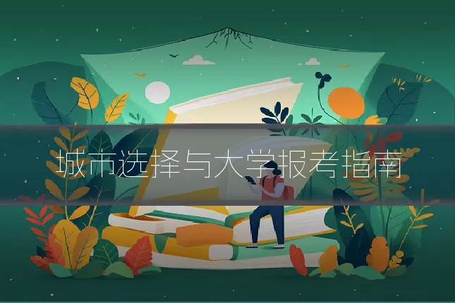 城市选择与大学报考指南