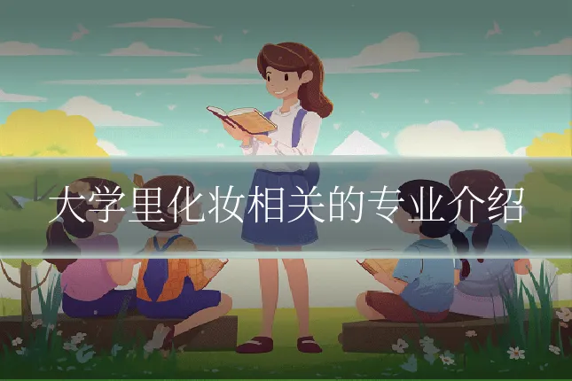 大学里化妆相关的专业介绍