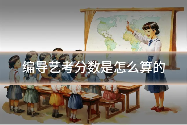 编导艺考分数是怎么算的