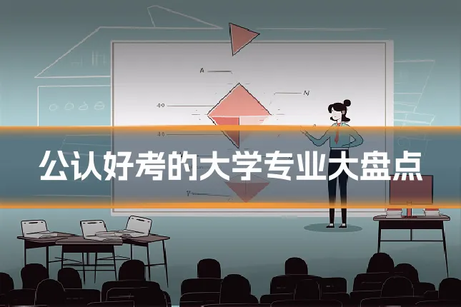 公认好考的大学专业大盘点