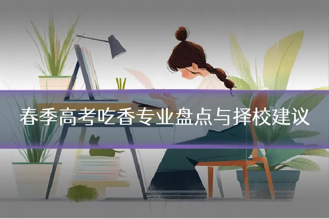 春季高考吃香专业盘点与择校建议