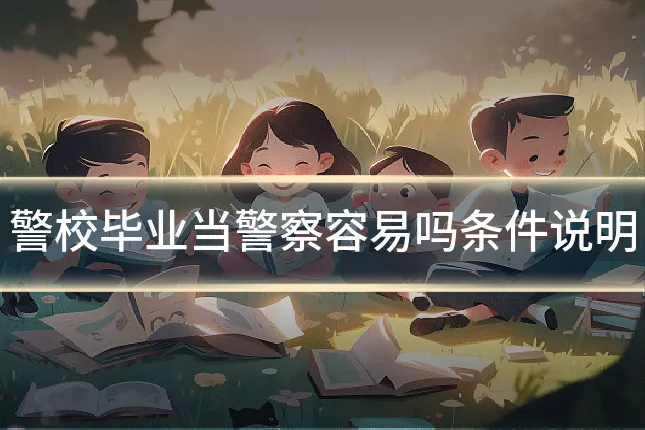 警校毕业当警察容易吗条件说明