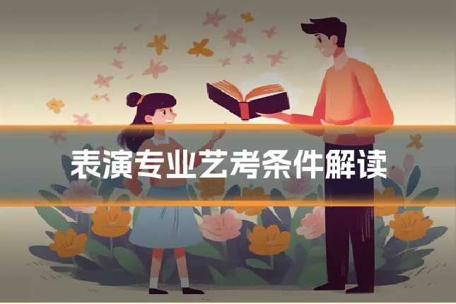 表演专业艺考条件解读